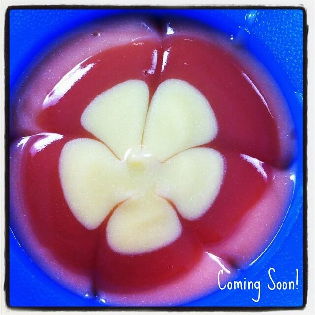Cherry Blossom soap swirl
