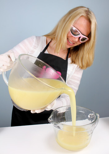 Pouring Soap