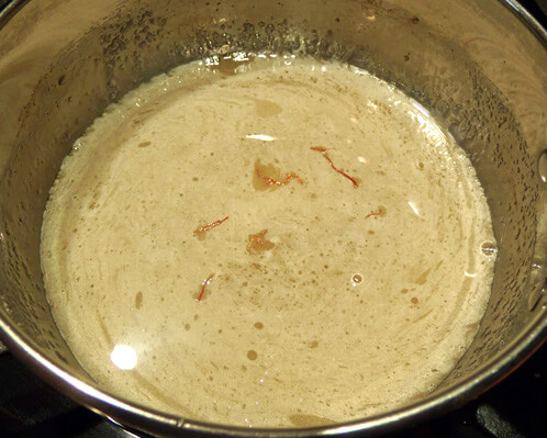 After Saffron is added After Saffron is added