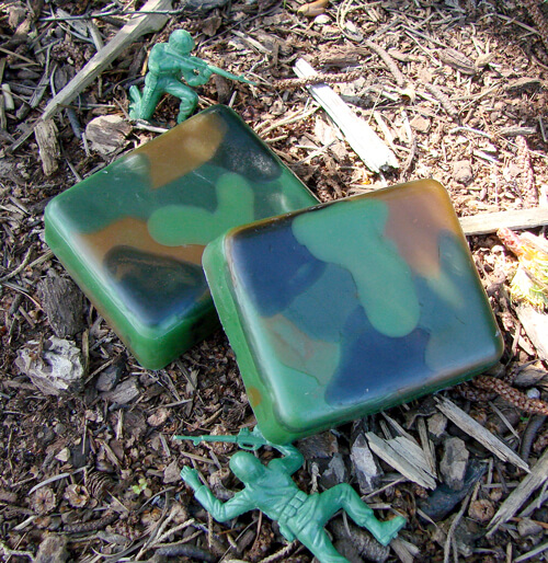 Army melt and pour soap