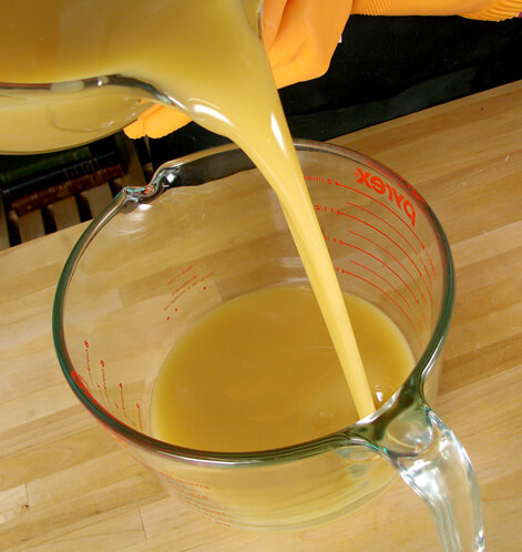 Traced cold process soap