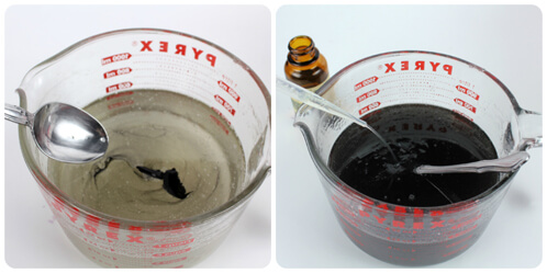 Coloring and fragrancing Black soap
