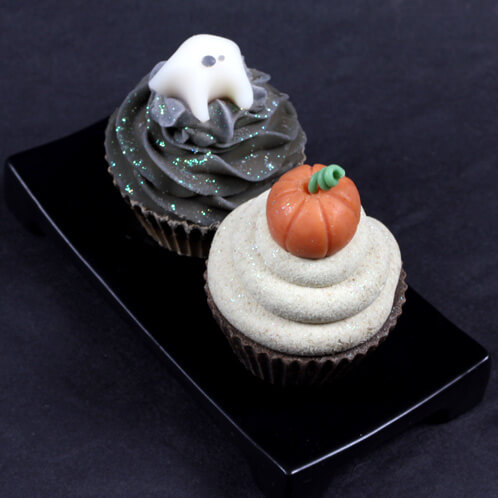 Ghost and pumpkin soap by Castle Lake Studio.