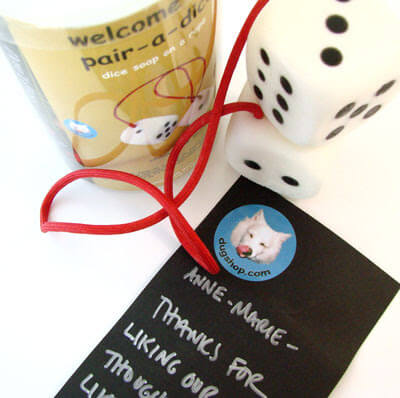Soap dice