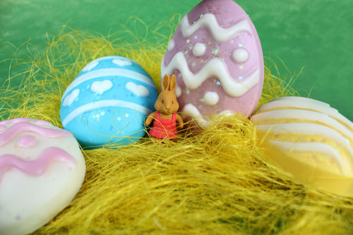 Easter melt and pour soaps