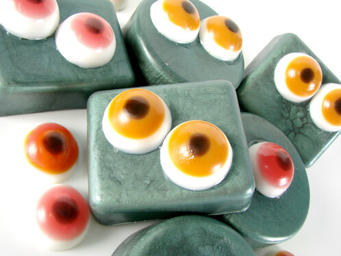 Spooky eyeball soap