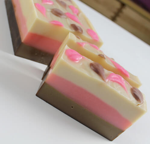 Ice Cream like cold process soap.