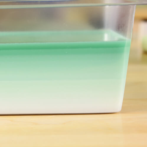 Green Machine melt and pour