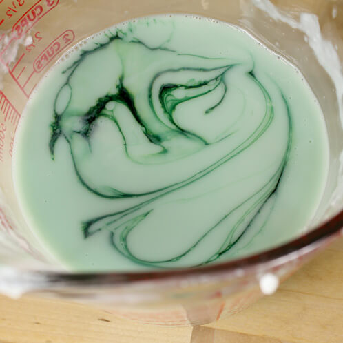 Green Machine melt and pour