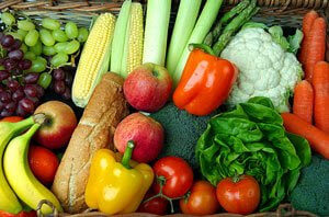 Fresh fruit and veggies