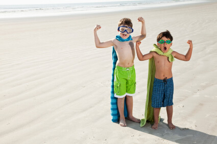 Super Heros for a business post.