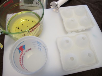 making soap balls