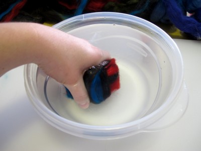 dunk into hot water