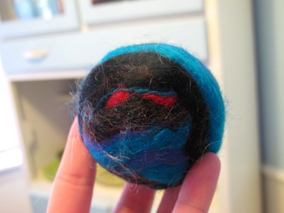 felted soap