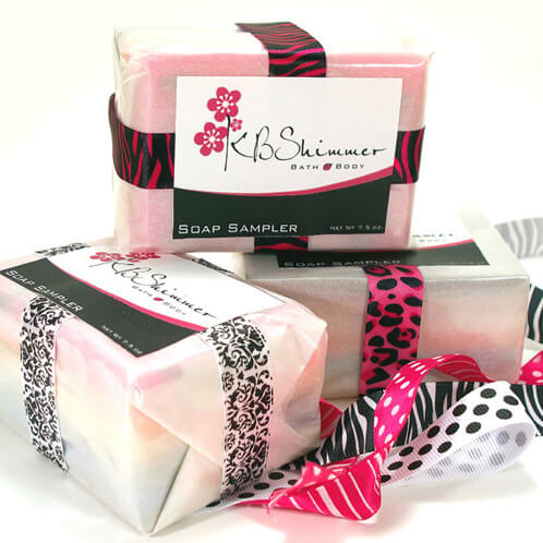 Beautifully packaged soap sampler from KBShimmer.