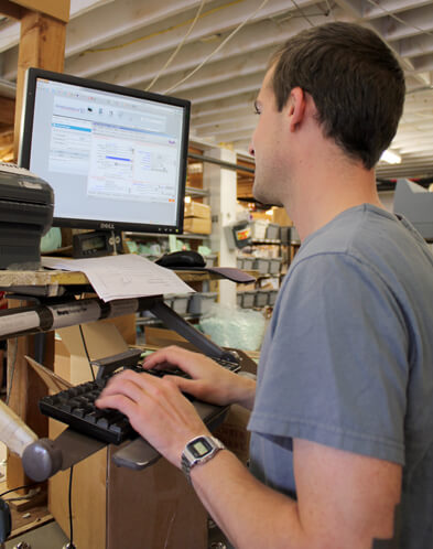 Mark is processing your order.