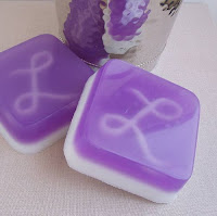 Sheer colours in melt and pour soap