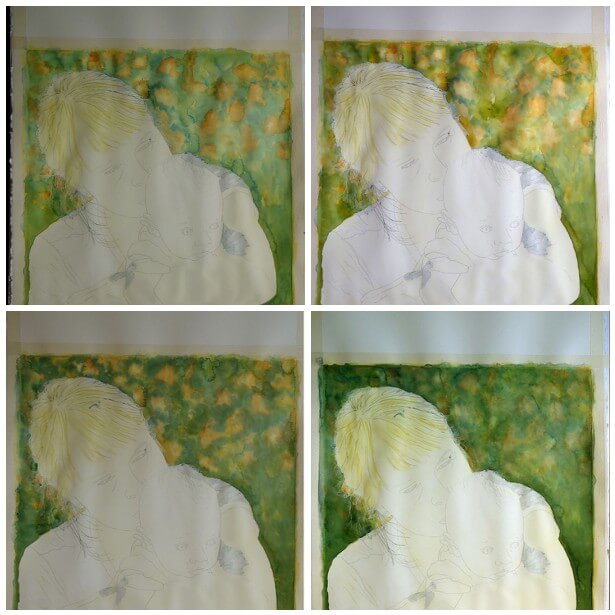 Jamisen's watercolor, phase 2.