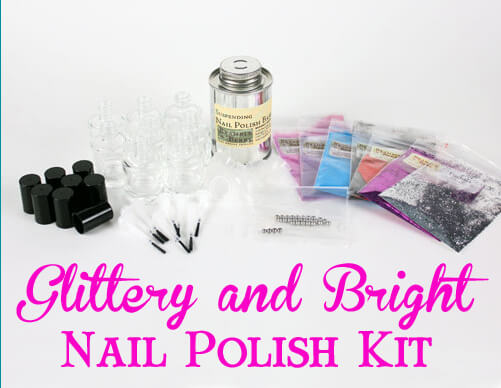Glittery and Bright Nail Polish Kit Glittery and Bright Nail Polish Kit