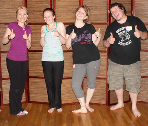 Bramble Berry Pilates Party.