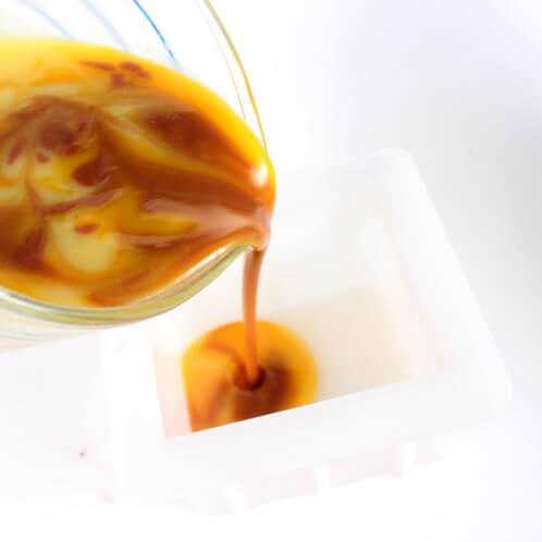 Pouring into Mold