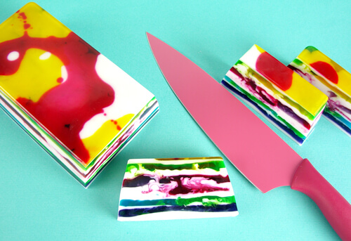 Swirled MP soap