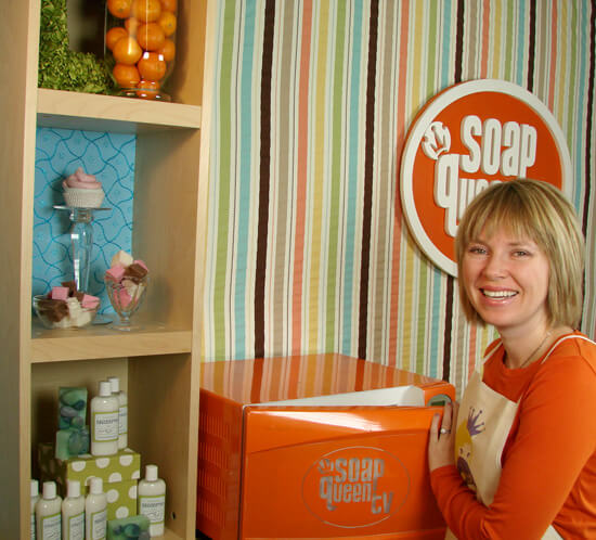 The new Soap Queen TV set