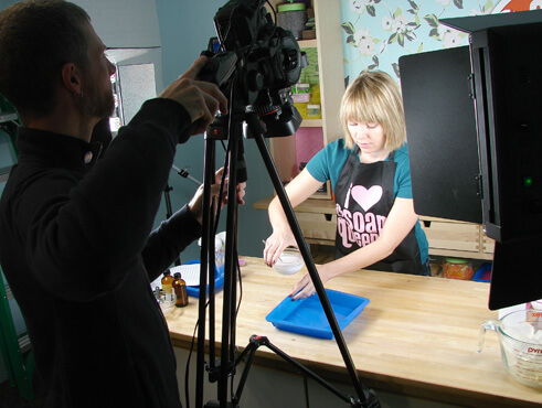 Filming Soap Queen TV
