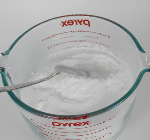 Baked bath salts