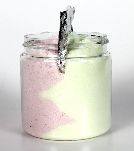 Baked bath salts
