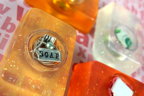 Secret Message Soap.