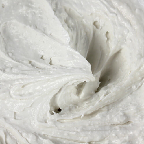 Shaving soap with foaming bath whip.