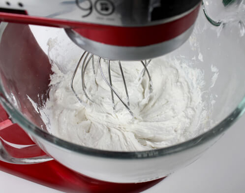 Shaving soap with foaming bath whip.