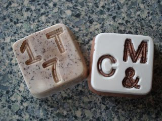 custom stamped soap