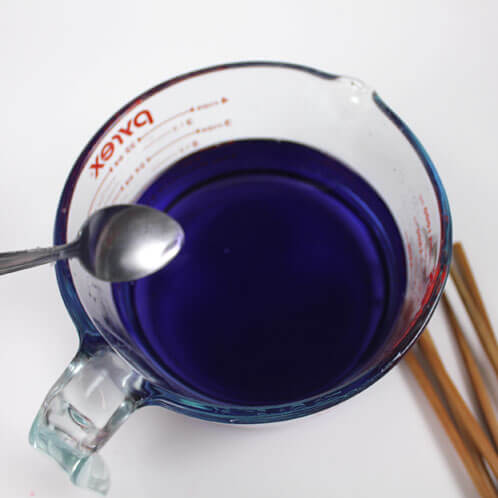 Coloring Purple Wax