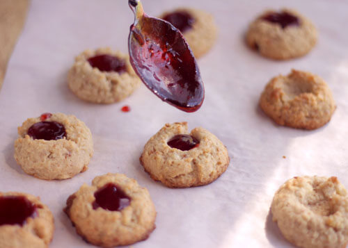 Strawberry Almond Cookies