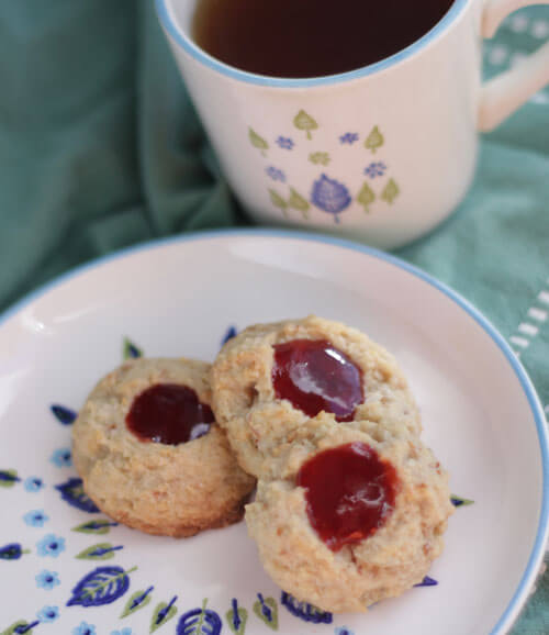 Strawberry Almond Cookies