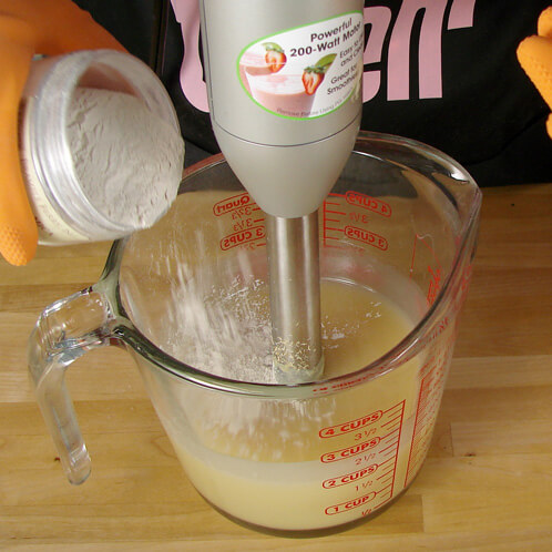 Adding colorant to cold process soap