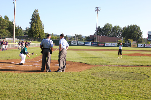 Throwing the First Pitch