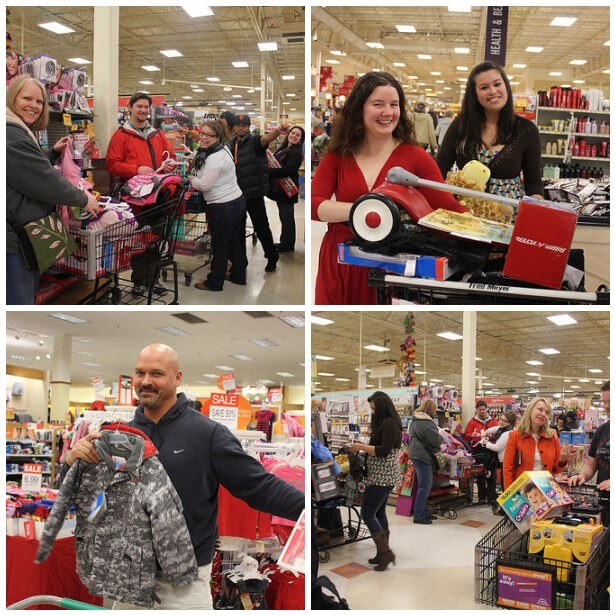 Bramble Berry staff shopping for charity.