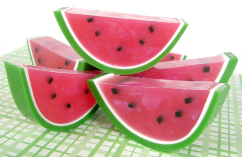 Watermelon soap