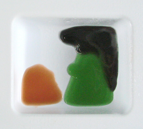 Pouring camo melt and pour soap