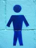 Blue man