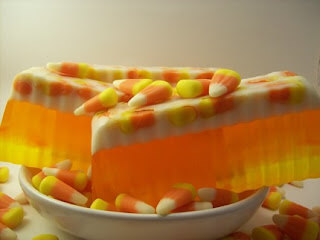 Candy corn soap
