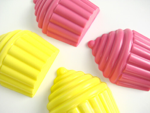 Melt and pour cupcake soaps