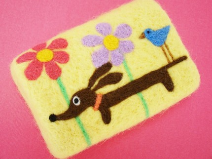 Persnickety pelican felted soap
