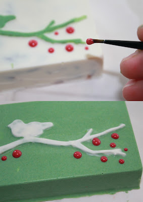 Bird On Branch mini cakes
