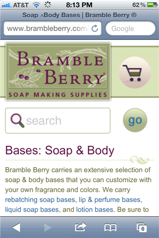 BB Mobile Site
