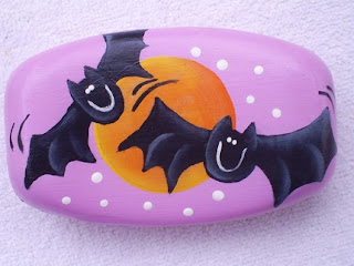 Hand painted halloween soap