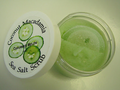 Coconut macadamia sea salt scrub